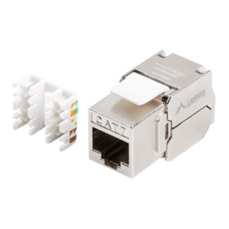CONECTOR KEYSTONE LANBERG CAT7 FTP RJ45 180º TOOLLESS